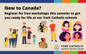 Youth who are new to Canada are invited to attend school orientation programs