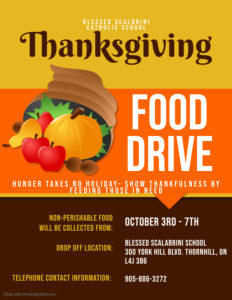 Thanksgiving Food Drive