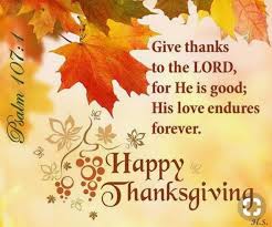 Happy Thanksgiving to SGBS Families!